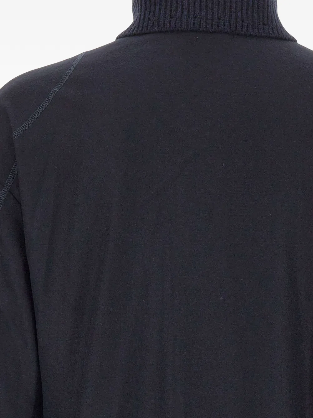 Iceberg ribbed-knit collar jacket Blauw