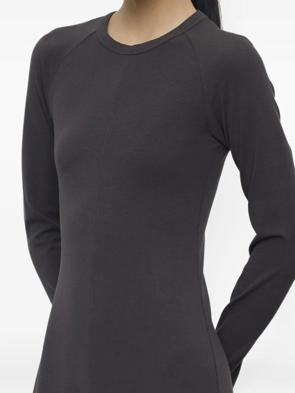 Eleh raglan-sleeve seam-detail maxi dress Grijs