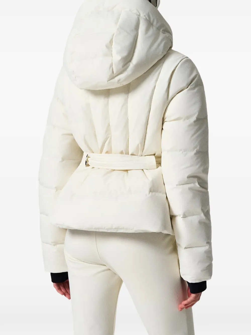 Perfect Moment classic waisted down ski jacket Beige
