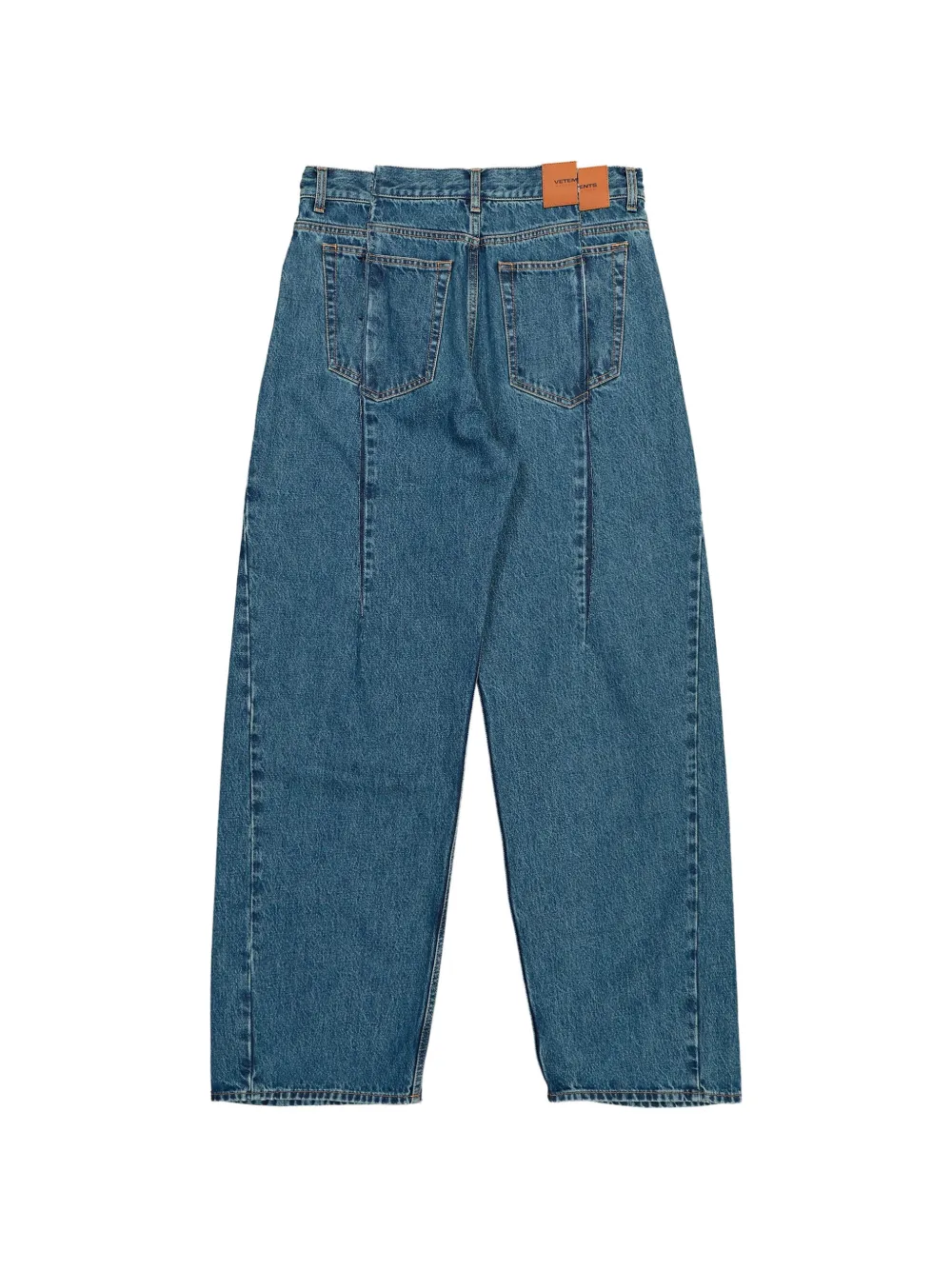 VETEMENTS wide-leg jeans Blauw