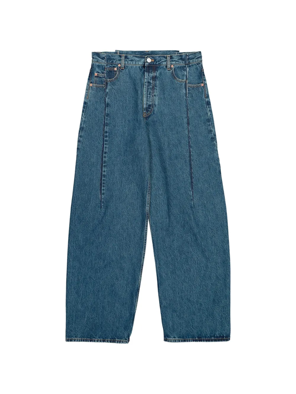 VETEMENTS wide-leg jeans - Blau