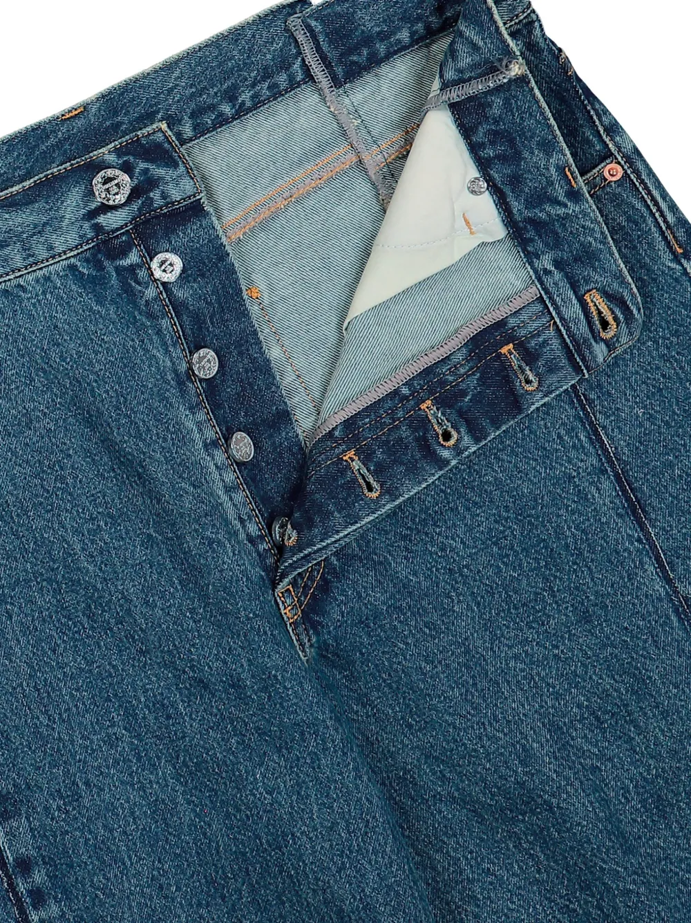 VETEMENTS wide-leg jeans Blauw