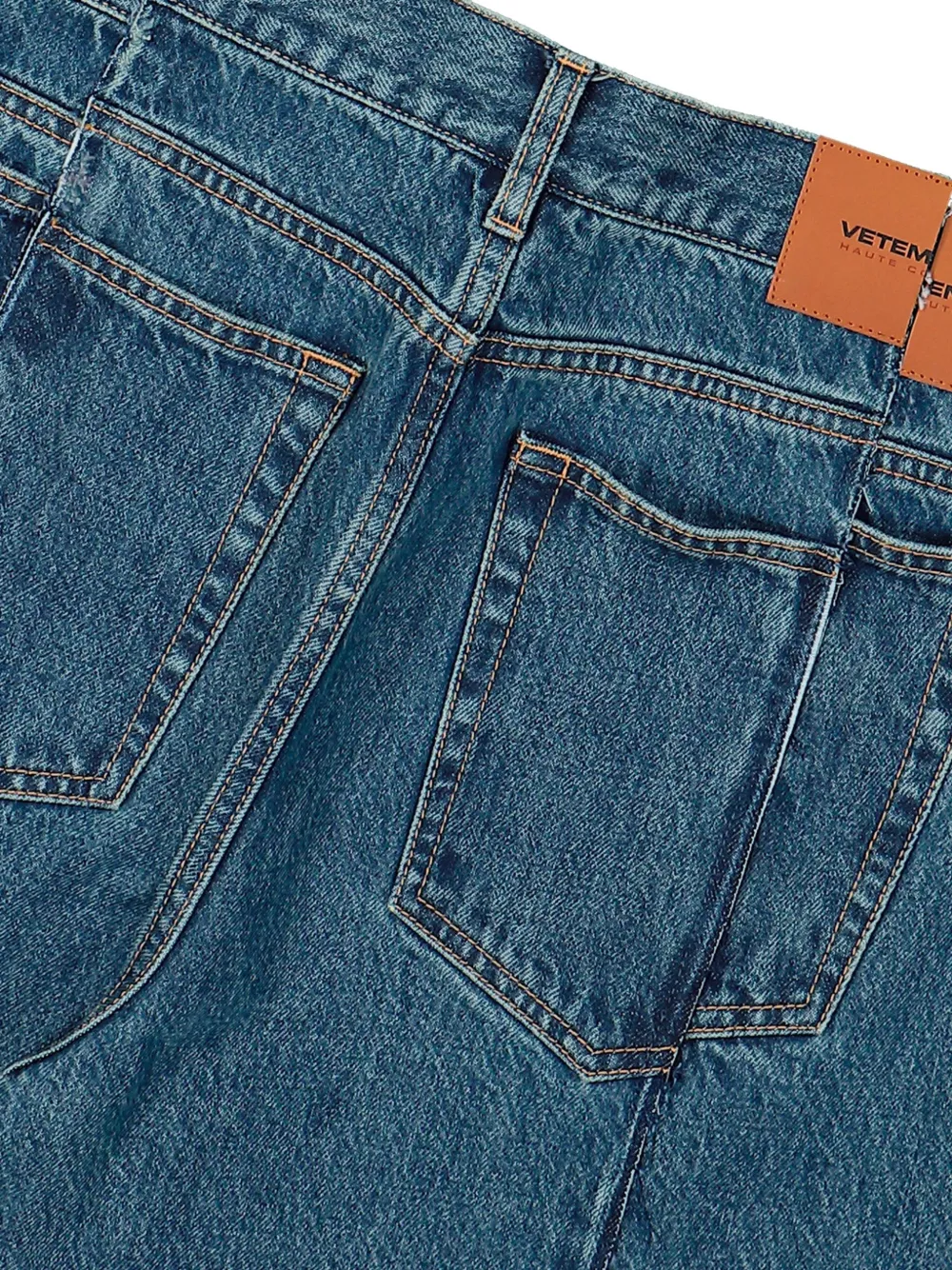 VETEMENTS wide-leg jeans Blauw