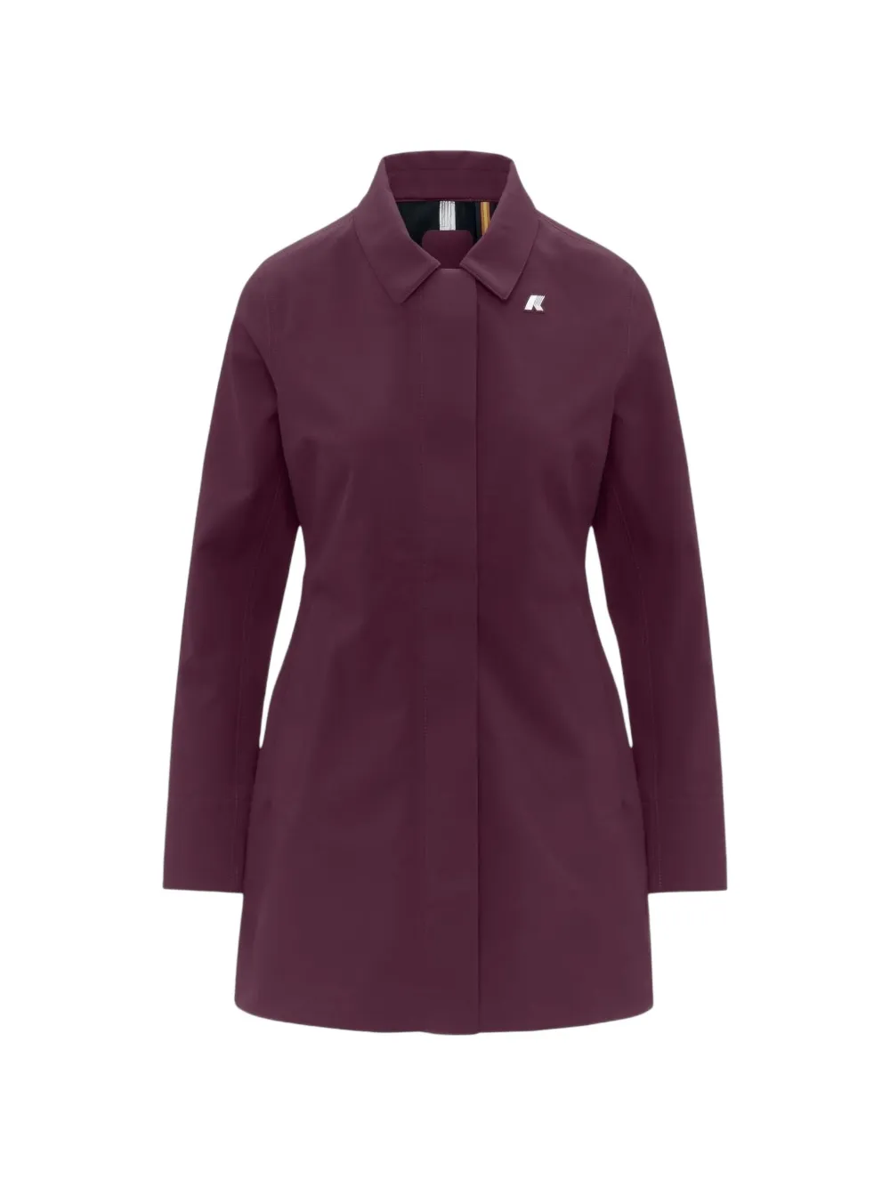 K-Way Mathy bonded trench coat - Violett