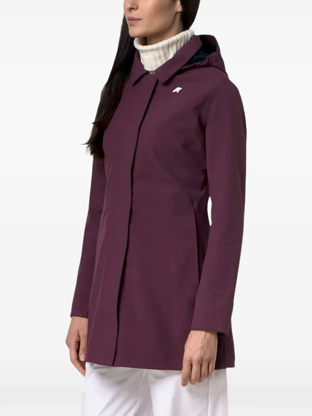 K-Way Mathy trenchcoat Paars