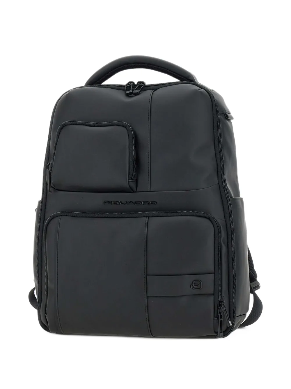 PIQUADRO Wollem rubberised-effect backpack Zwart