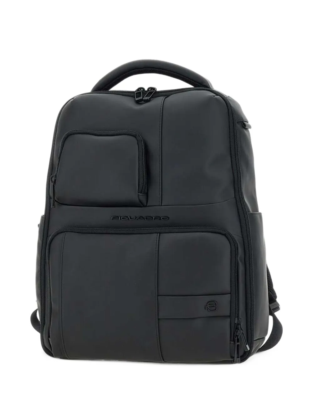 PIQUADRO Wollem rubberised-effect backpack Zwart