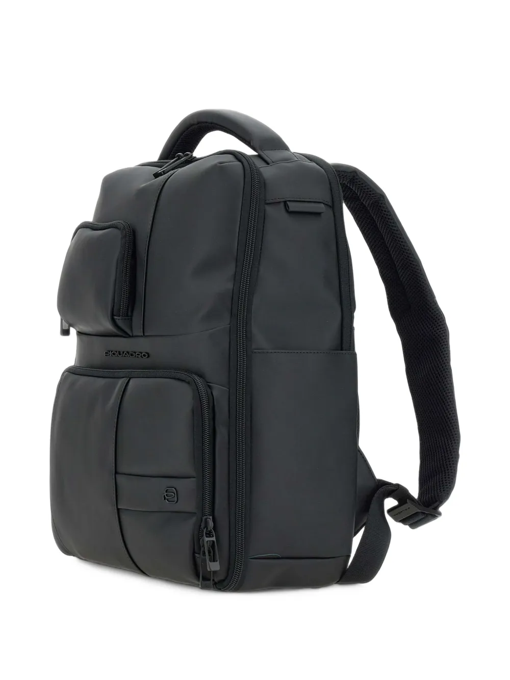 PIQUADRO Wollem rubberised-effect backpack Zwart