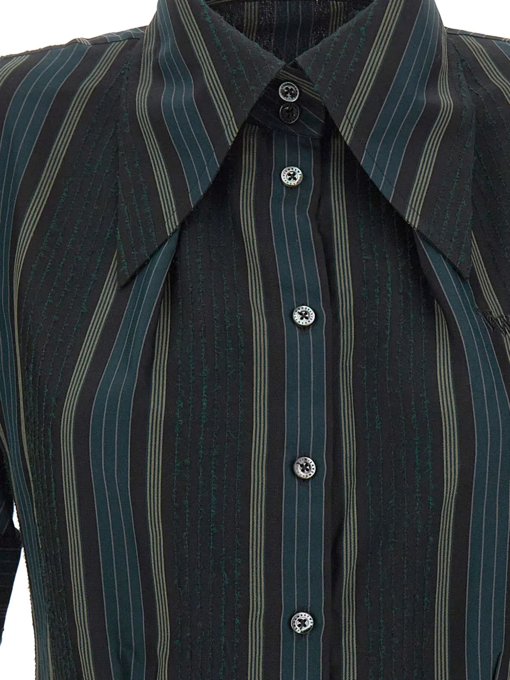 Vivienne Westwood Violin vertical-stripe shirt Groen