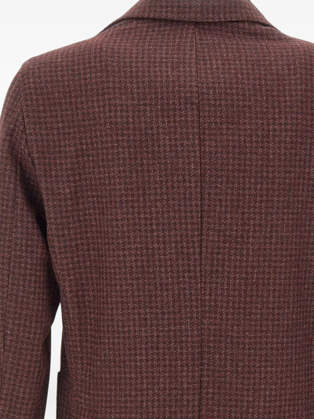 Barba Easy J Mono houndstooth blazer Rood
