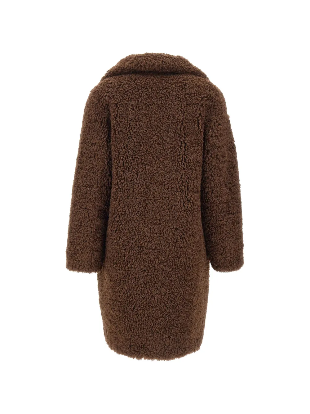 RRD Mantel met imitatiebont Bruin