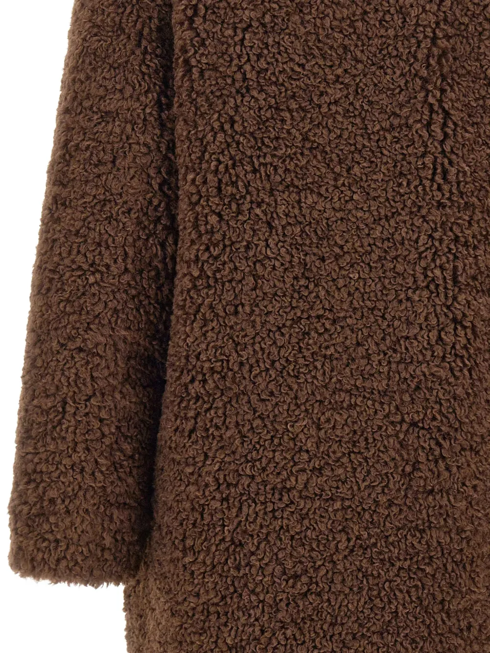 RRD Mantel met imitatiebont Bruin
