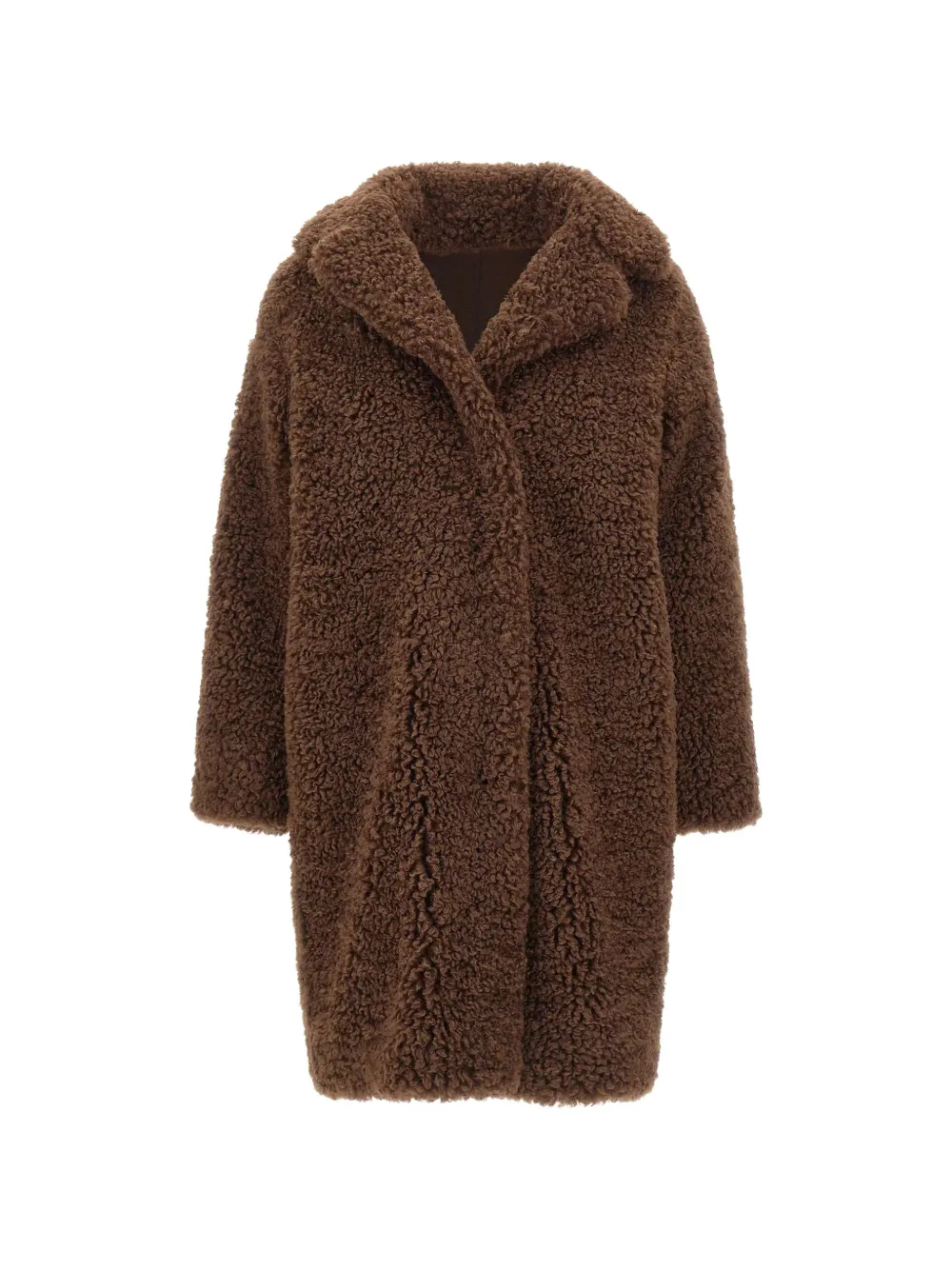 Rrd Reversible Faux-fur Coat In Brown