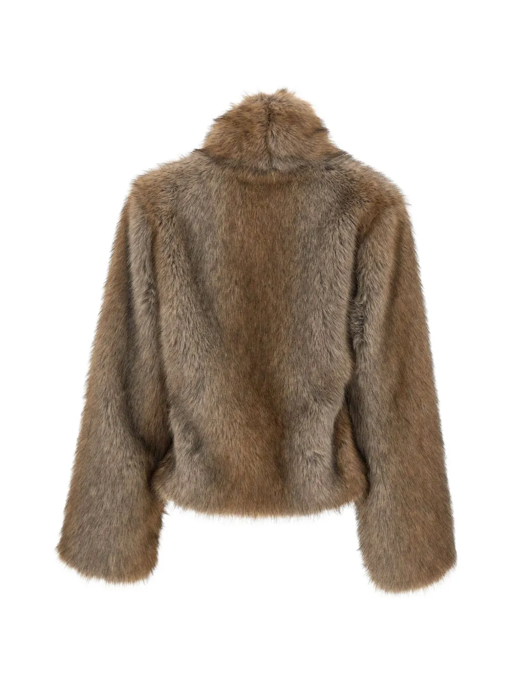 BB Couture Brigitte jack van imitatiebont Grijs