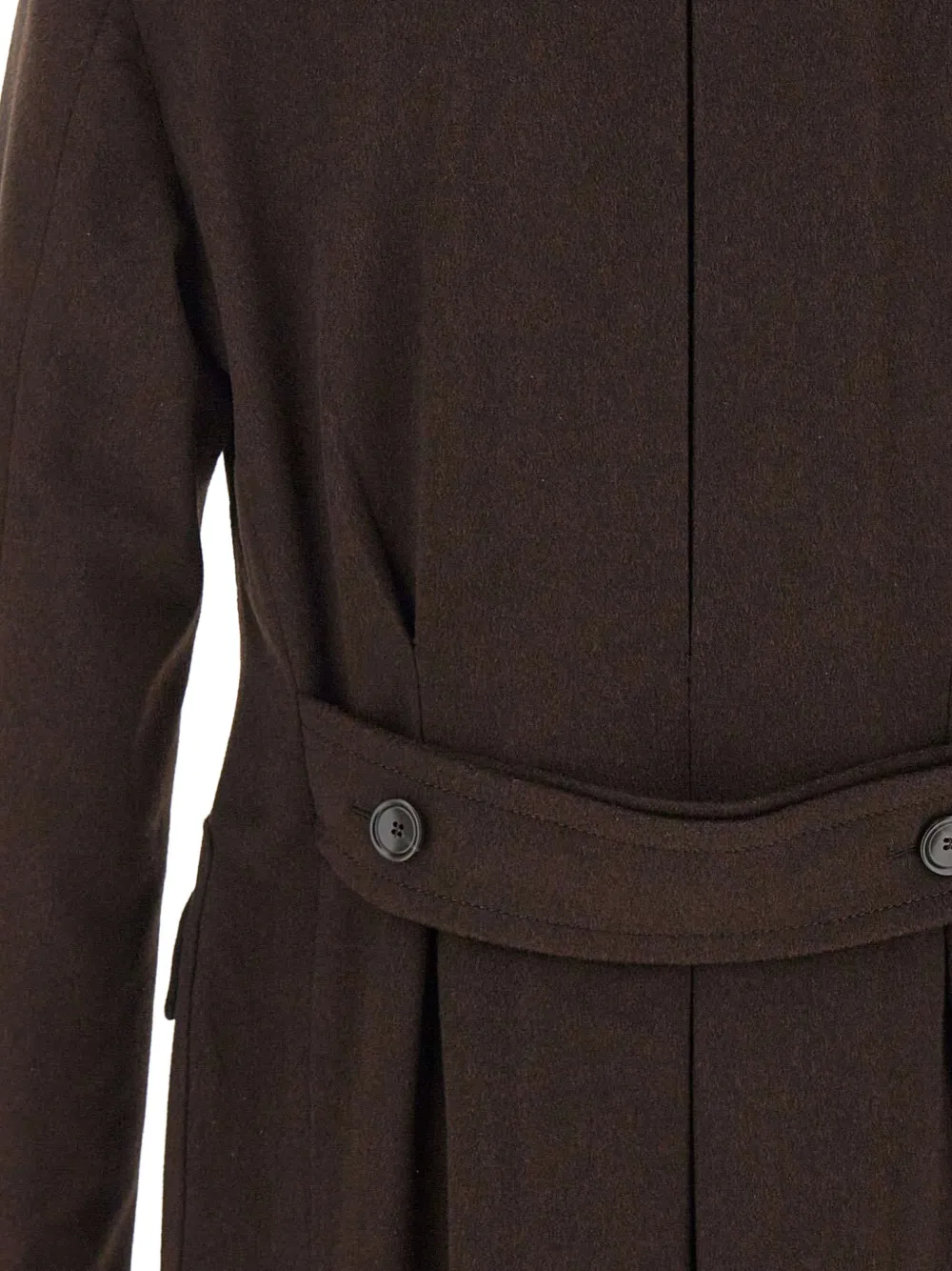 Tagliatore double-breasted felted coat Bruin