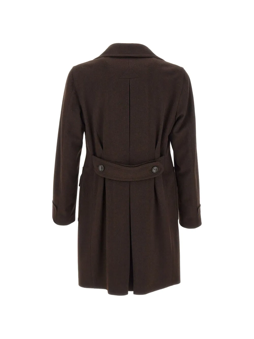 Tagliatore double-breasted felted coat Bruin