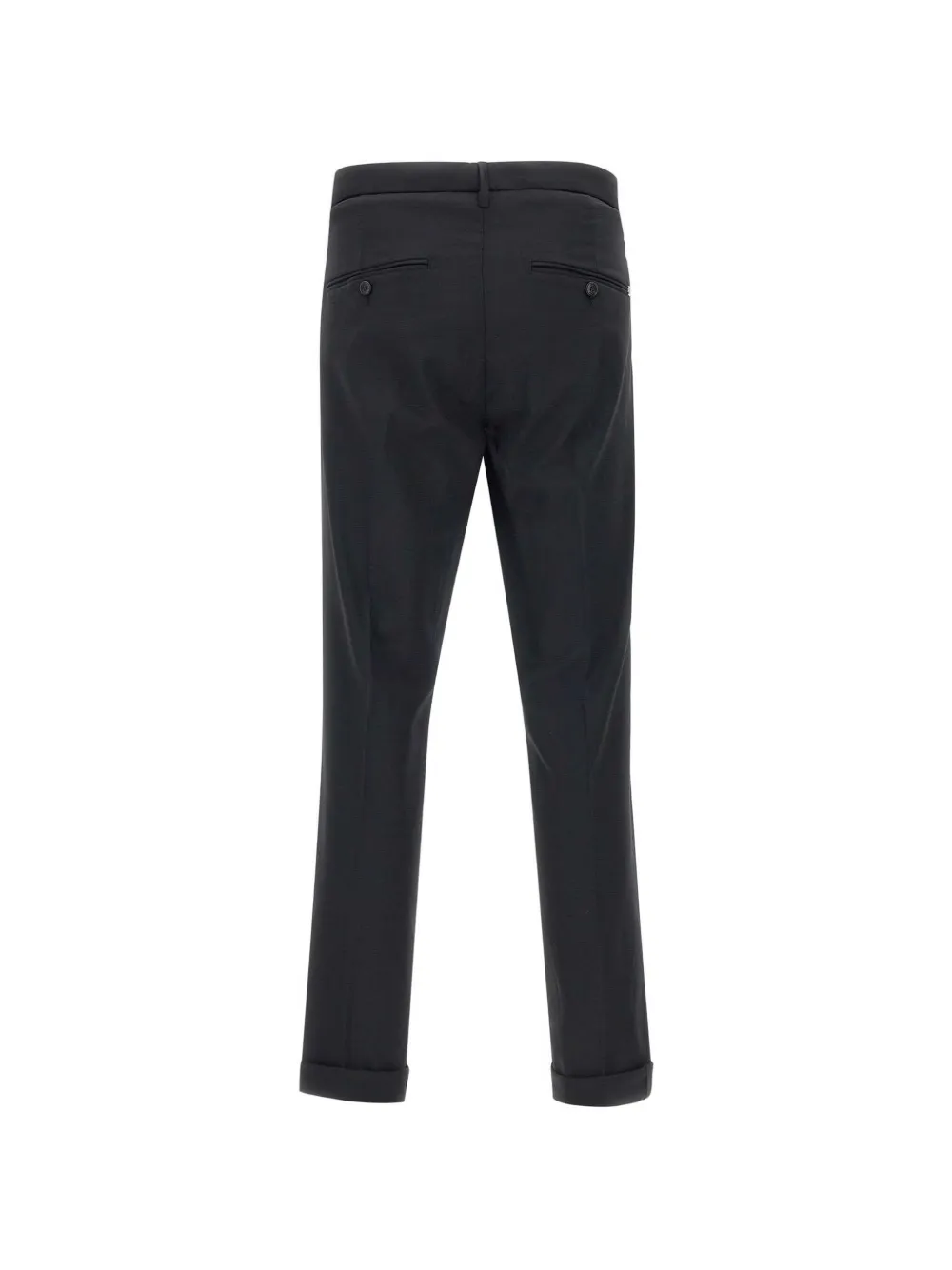 DONDUP Gaubert turn-up trousers Zwart