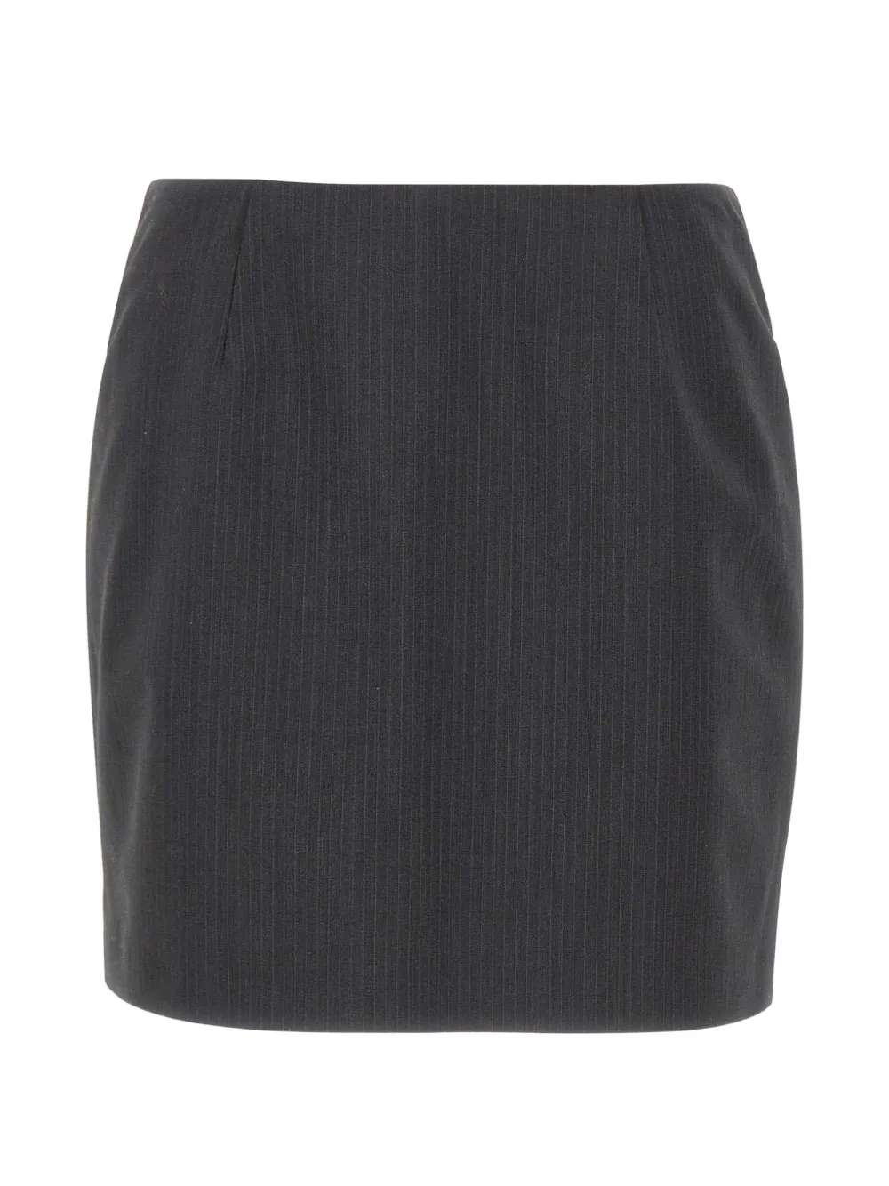 HERSKIND Debby pinstripe mini skirt - Gris