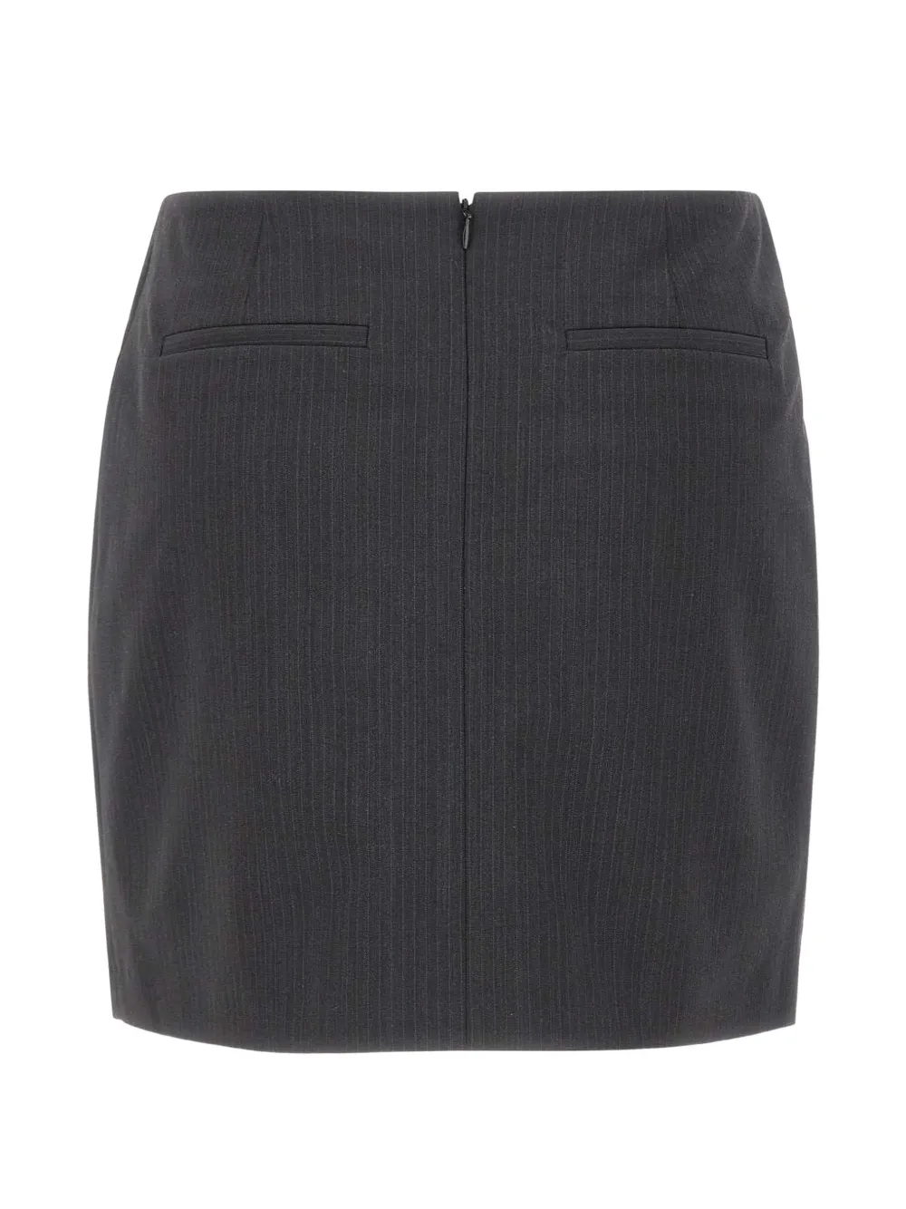 HERSKIND Debby mini-rok met krijtstreep Grijs
