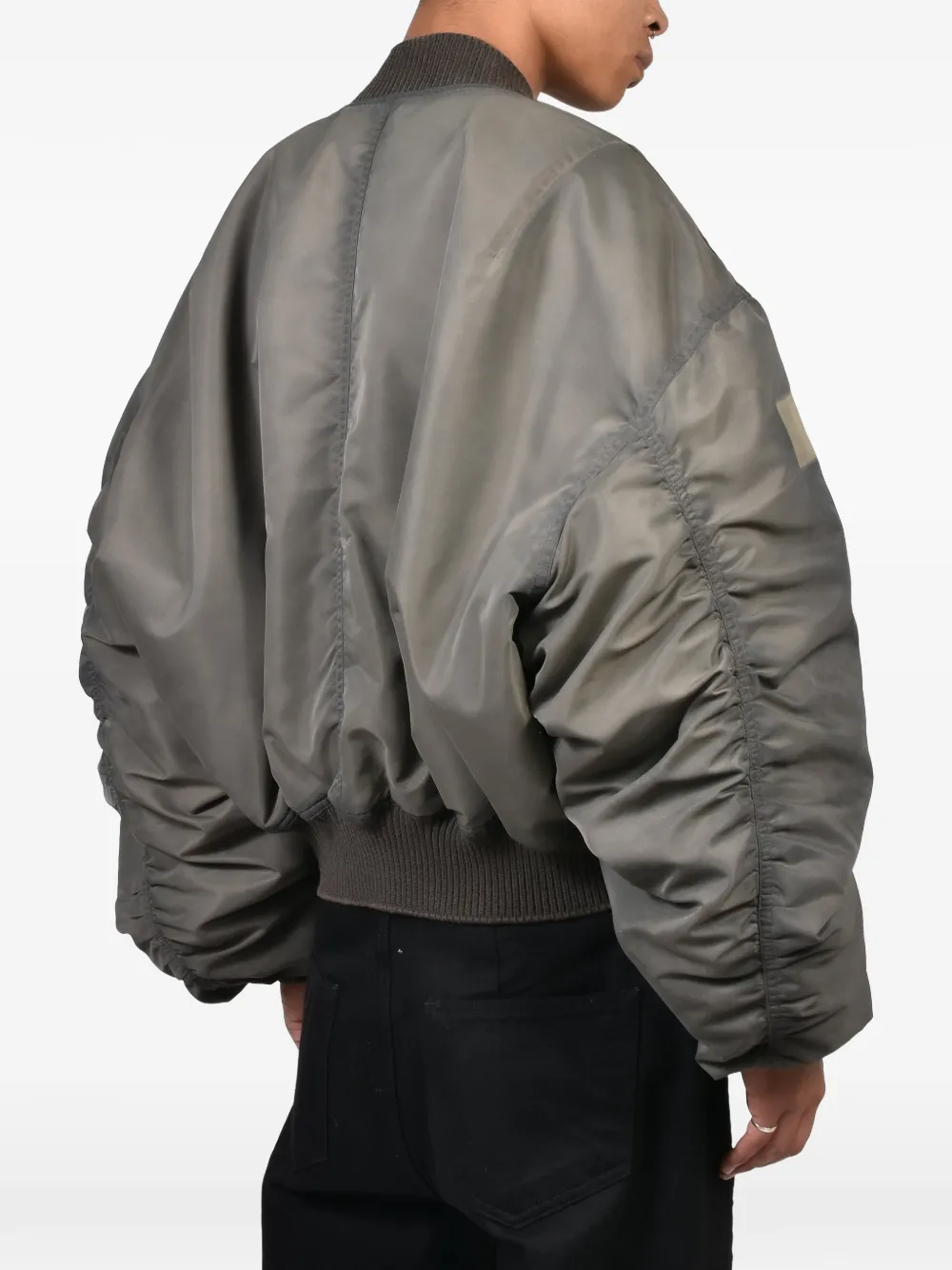 Rick Owens Secchia Flight jacket Grijs