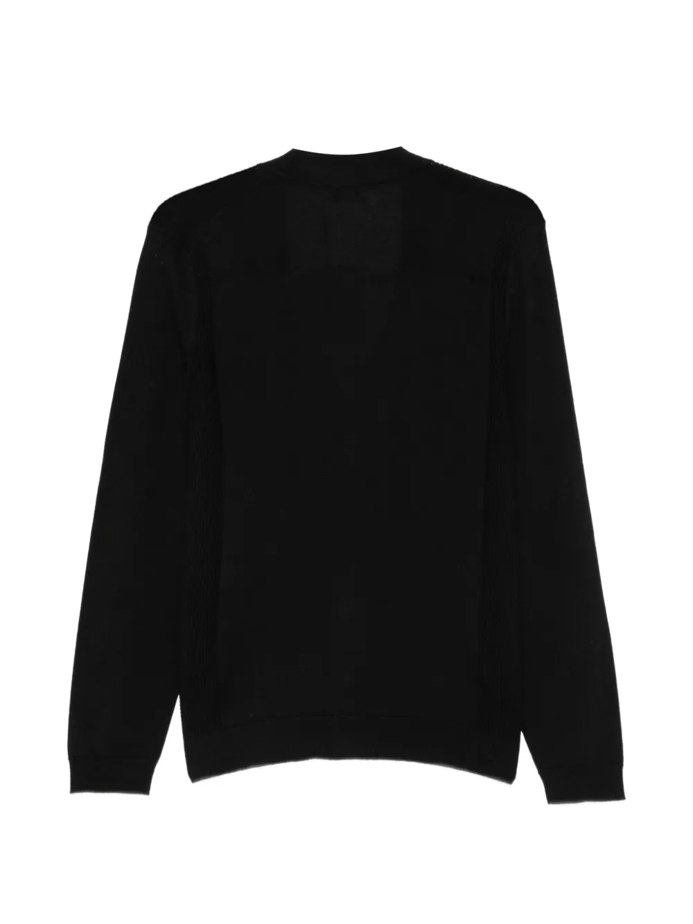 Altea ribbed-knit V-neck cardigan Zwart