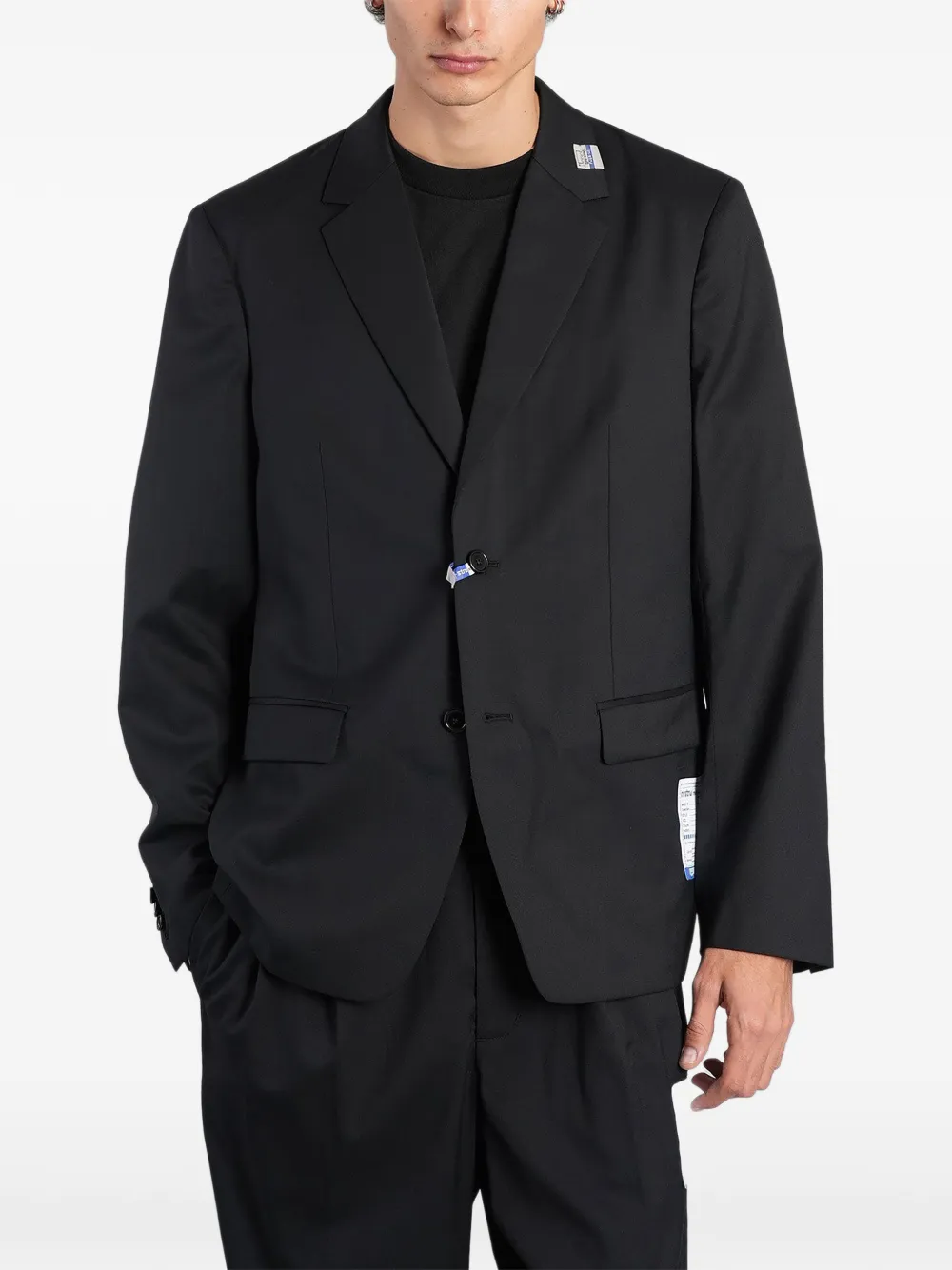 Maison MIHARA YASUHIRO washable tailored jacket Zwart