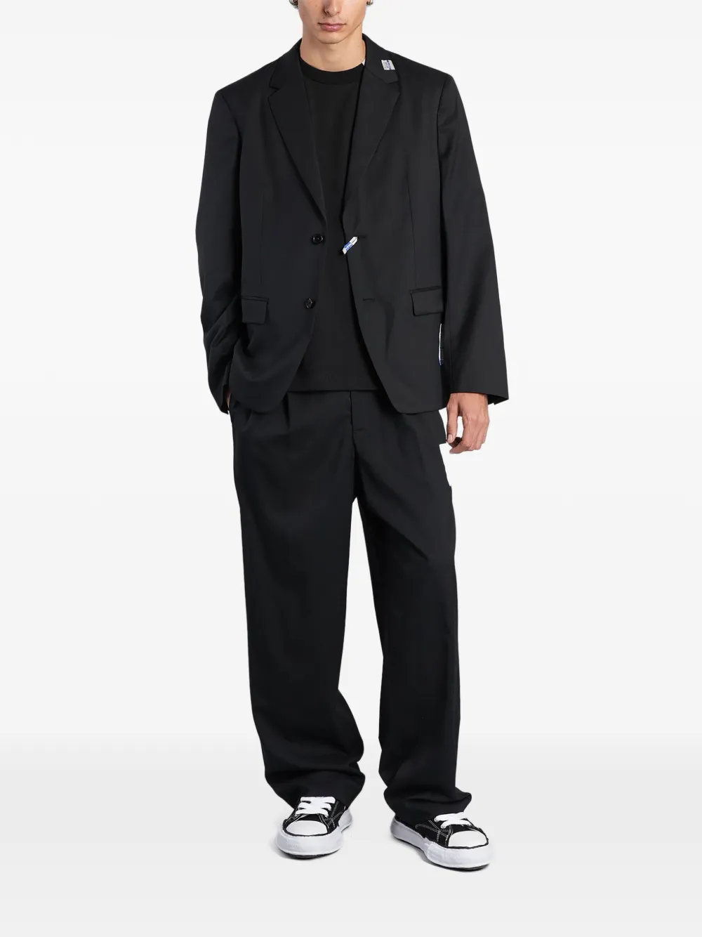 Maison MIHARA YASUHIRO washable tailored jacket Zwart