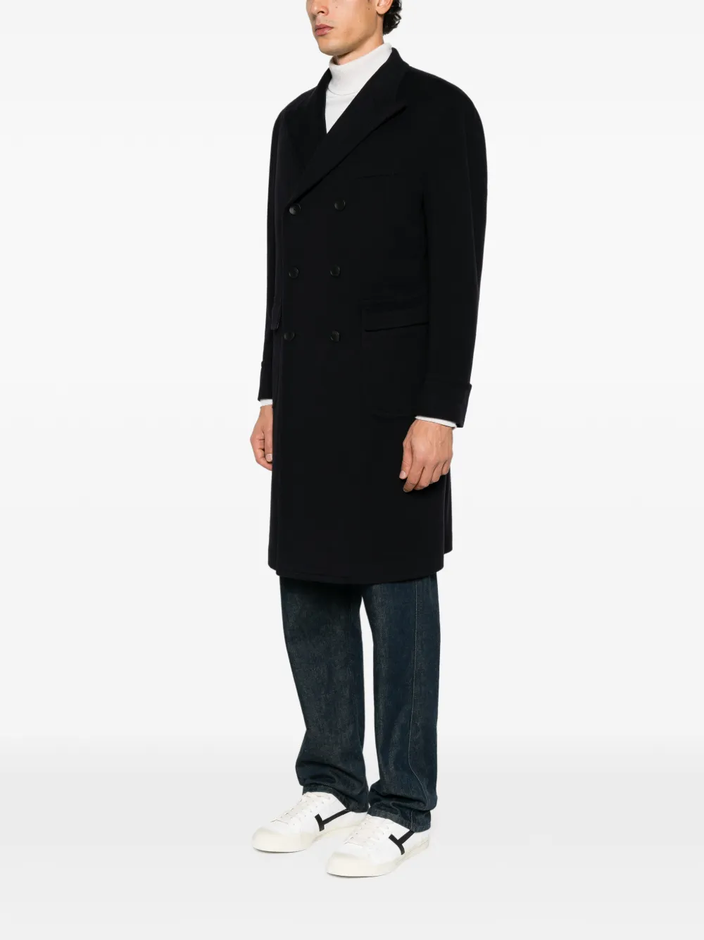 Tagliatore double-breasted coat Zwart