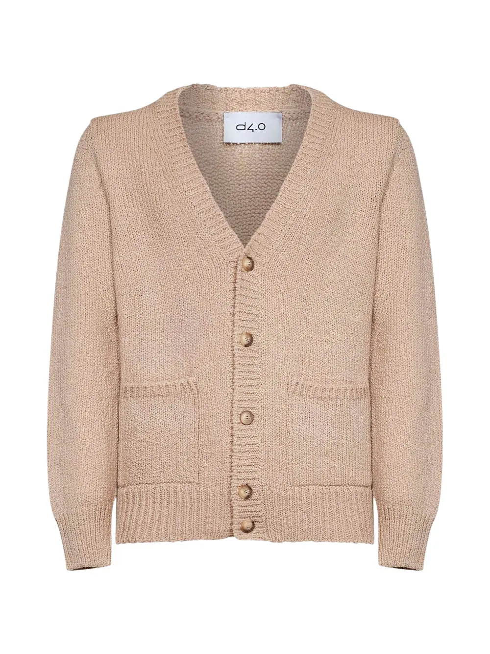 D4.0 V-neck cardigan - Neutrals