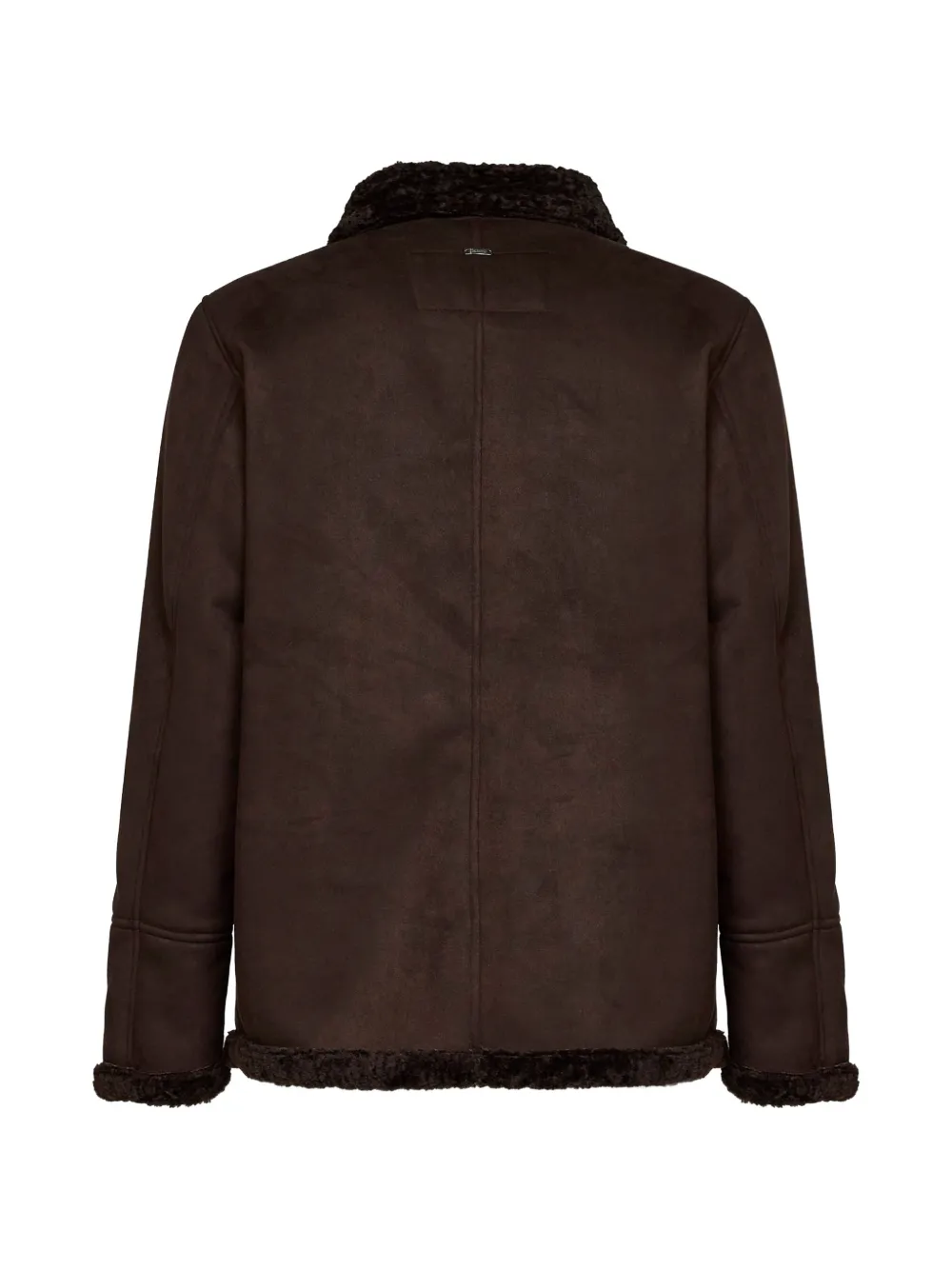 Herno faux-shearling trim jacket Bruin