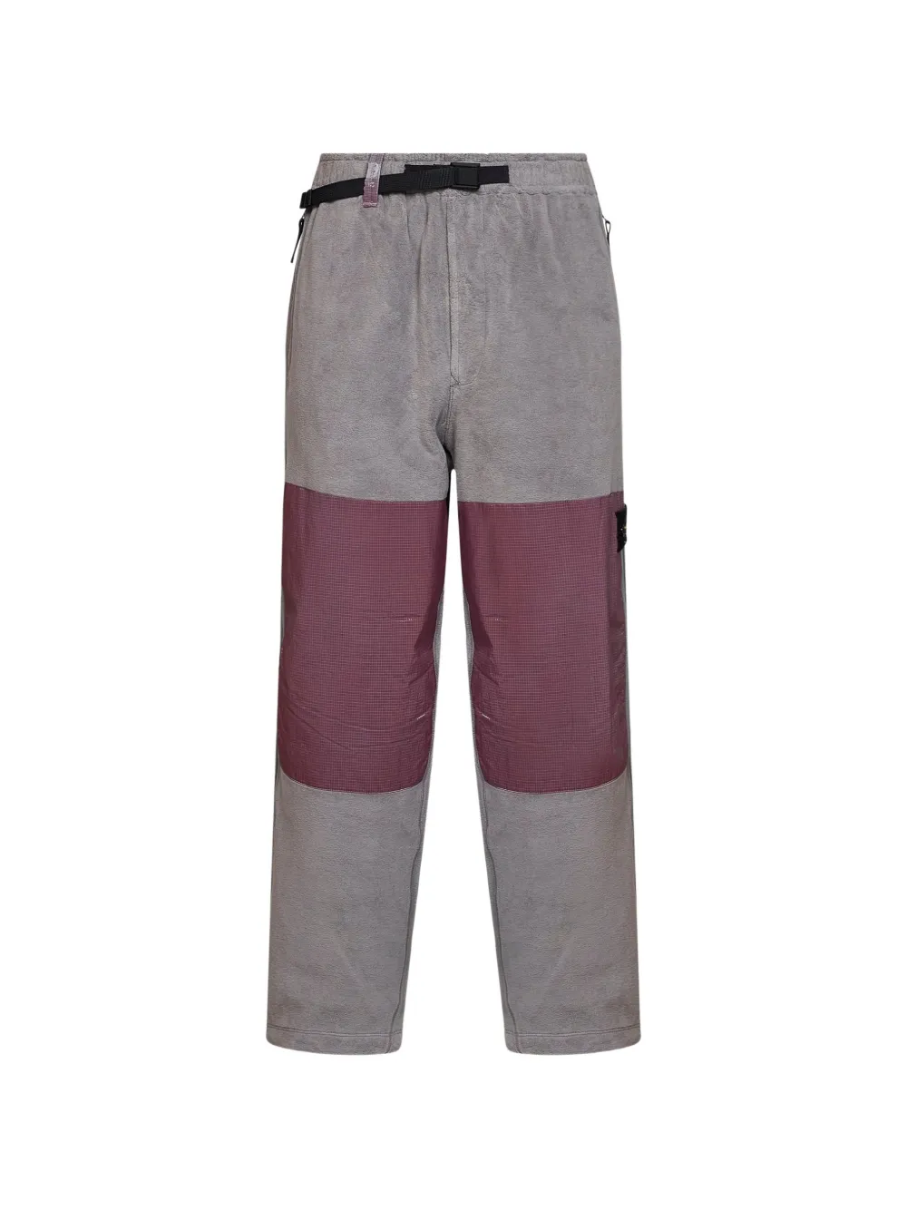 Stone Island logo-patch trousers Grijs