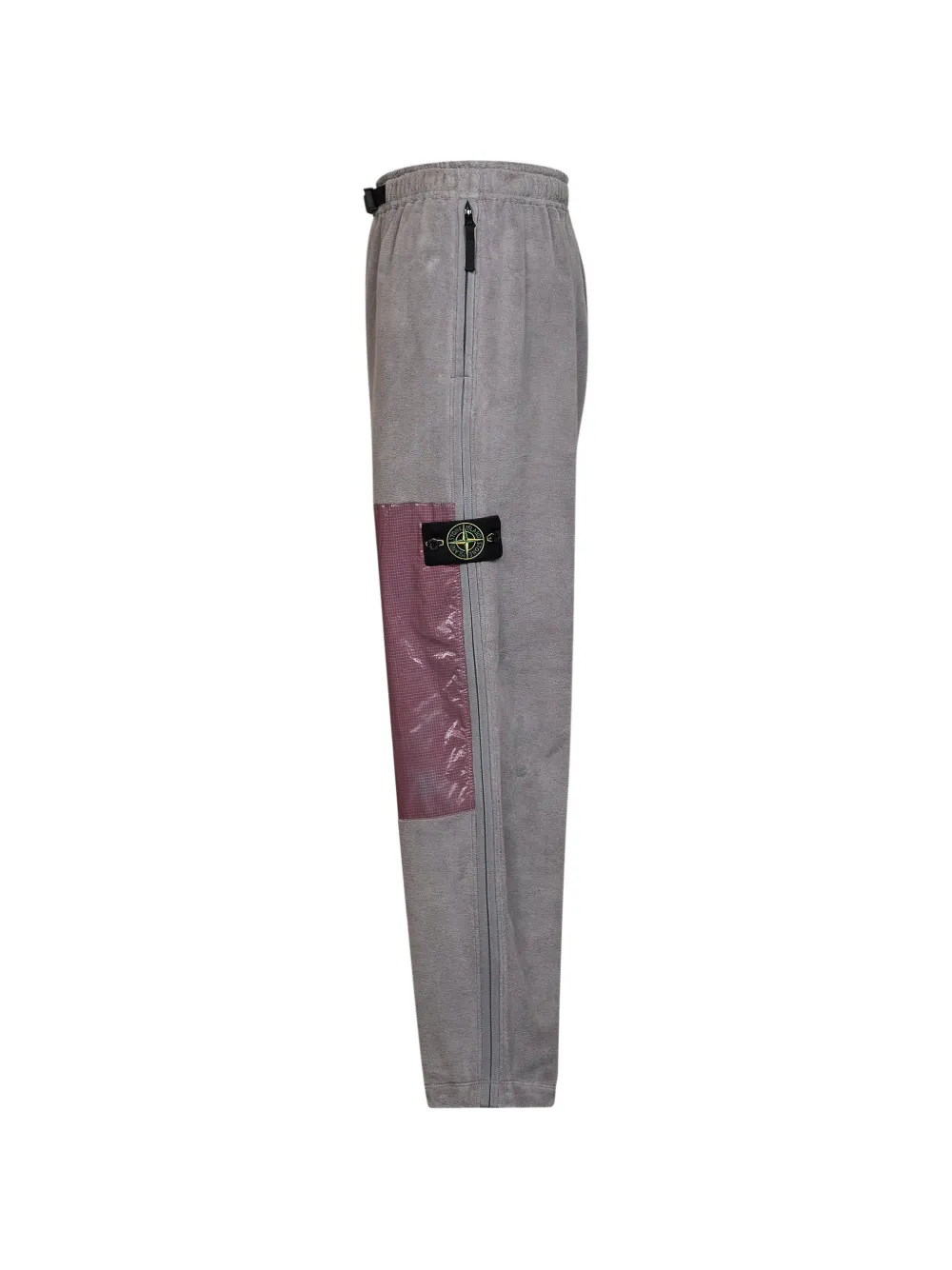 Stone Island logo-patch trousers - Grigio