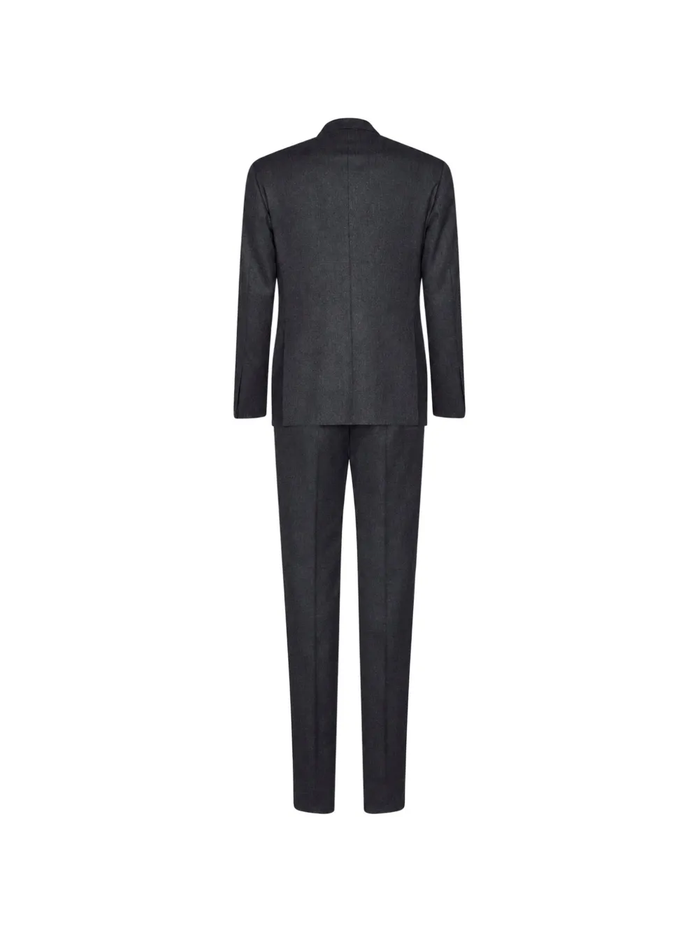D4.0 double-breasted peak-lapel suit Grijs