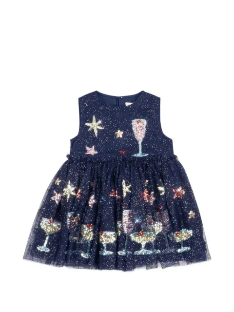 Konges Sløjd vestido con lentejuelas