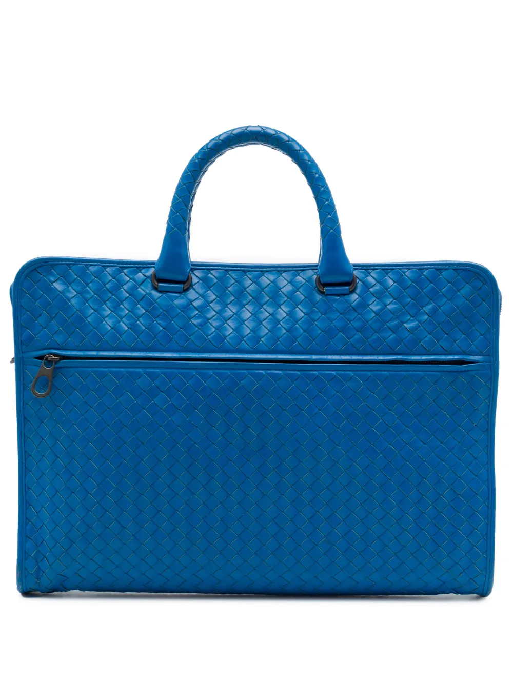 Bottega Veneta Pre-Owned 2012-2026 Nappa Intrecciato Briefcase business bag - Blue