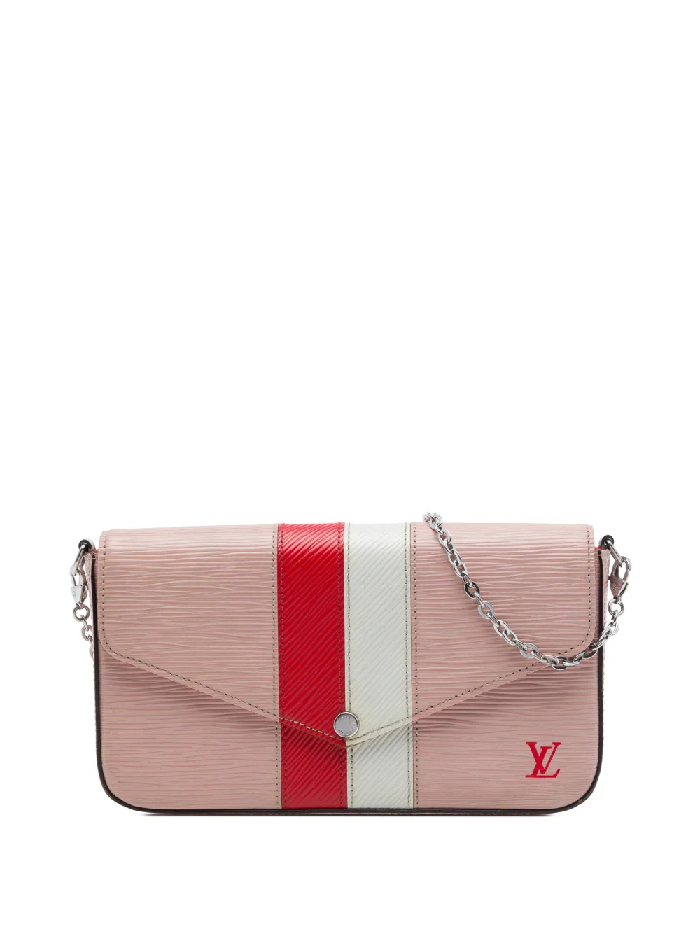 Louis Vuitton Pre-Owned 2018 Epi Stripes Pochette Felicie crossbody bag - Rosa