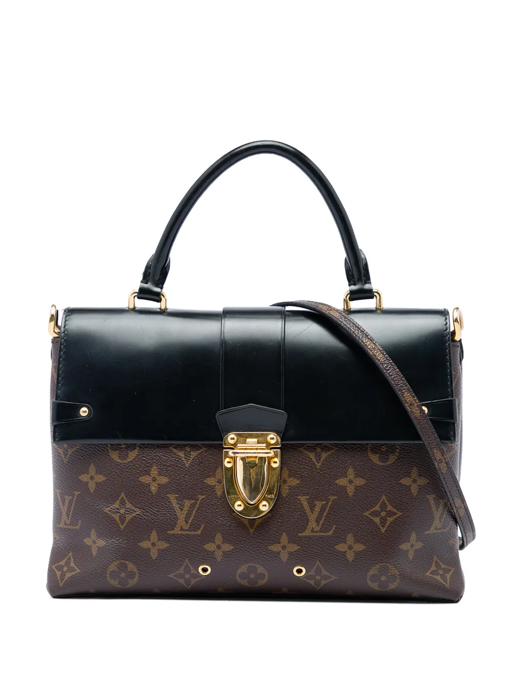Louis Vuitton Pre-Owned 2017 Monogram One Handle Flap MM satchel - Marrone