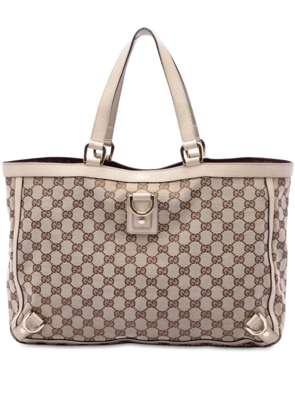 Gucci Pre-Owned 2000-2015 GG Canvas Abbey D Ring tote bag - Toni neutri