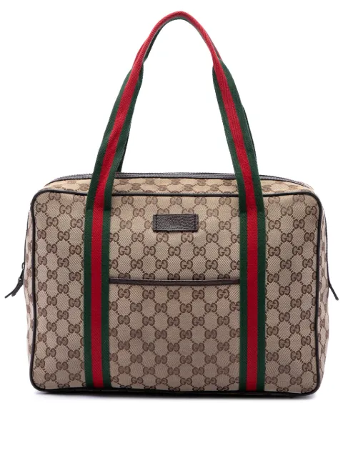 Gucci Pre-Owned 2016-2026 GG Canvas Web business bag