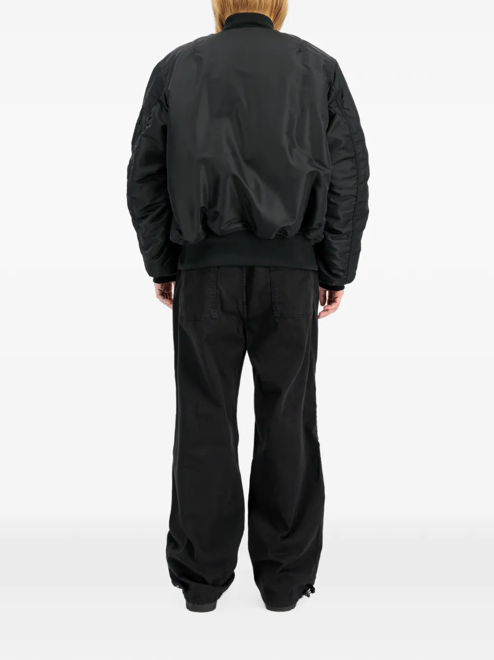 Alpha Industries MA-1 reversible bomber jacket Zwart