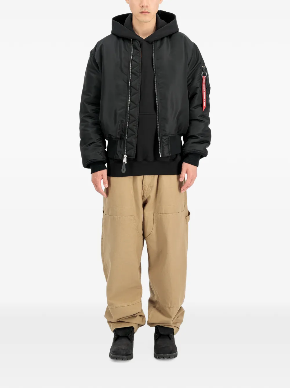Alpha Industries MA-1 Heritage bomber jacket Zwart