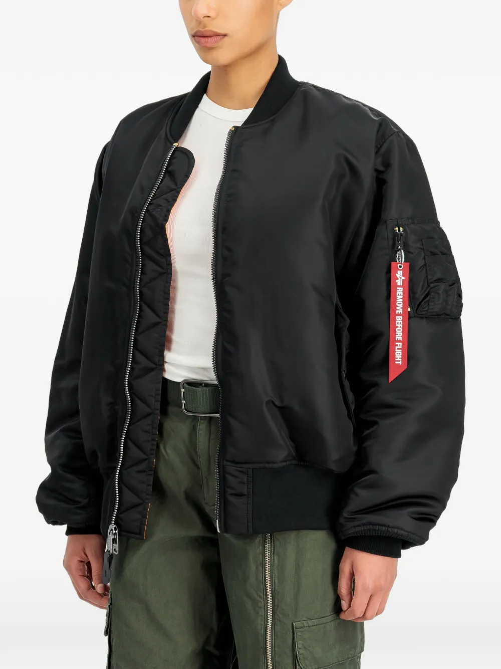 Alpha Industries MA-1 Heritage bomber jacket Zwart