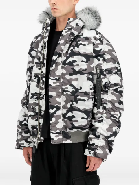 Alpha Industries N-2B Base Camo UV oversized-fit bomber jacket