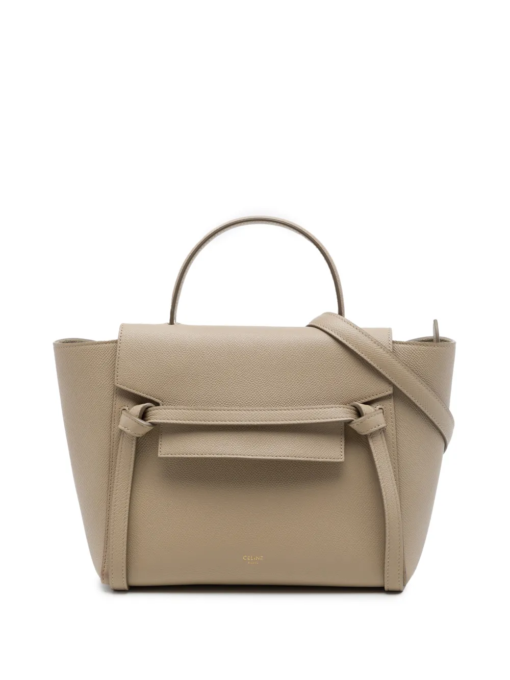 Celine Pre-Owned 2019 Micro Grained Calfskin Belt Bag satchel - Braun