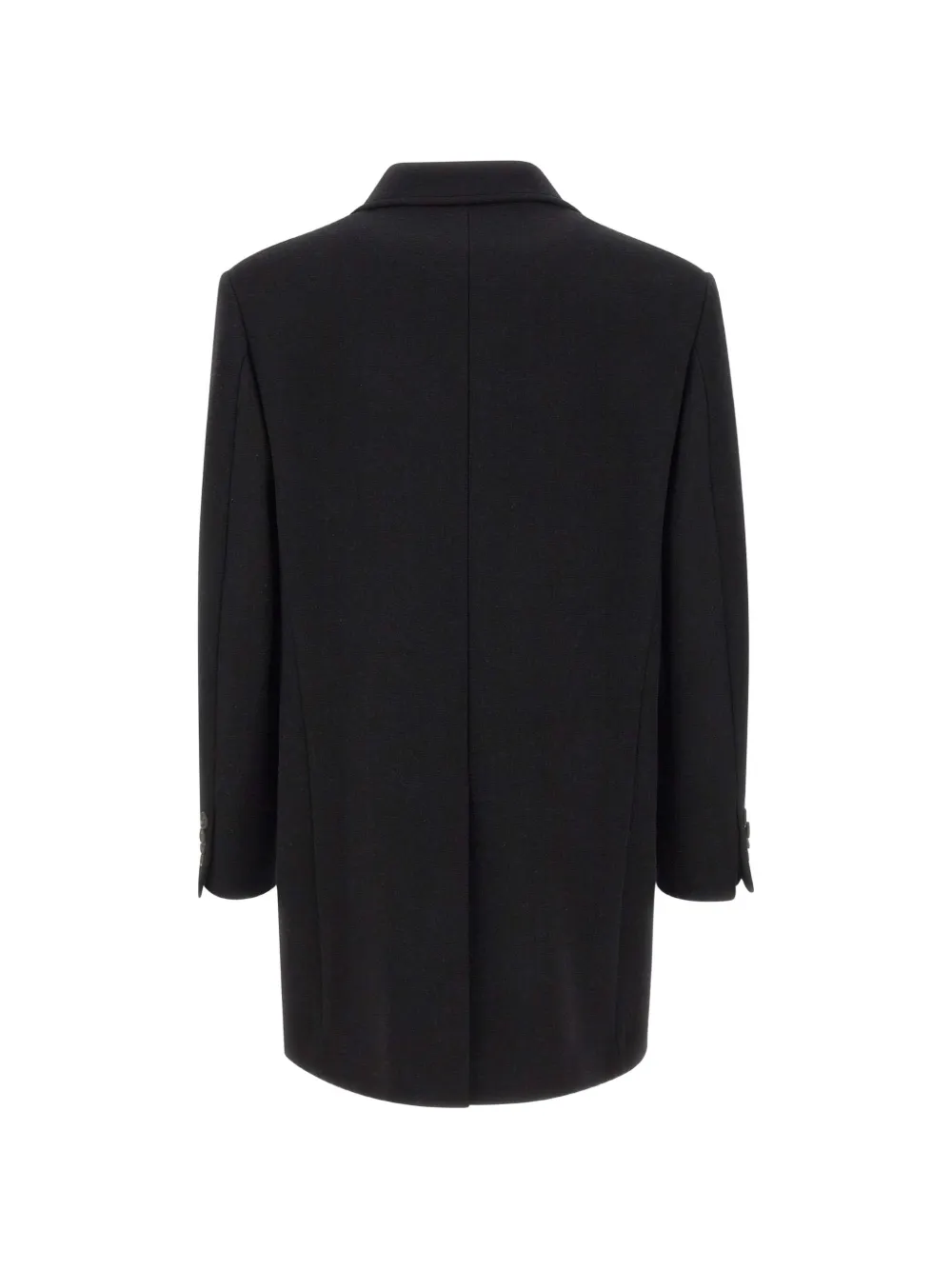 Manuel Ritz single-breasted coat Zwart