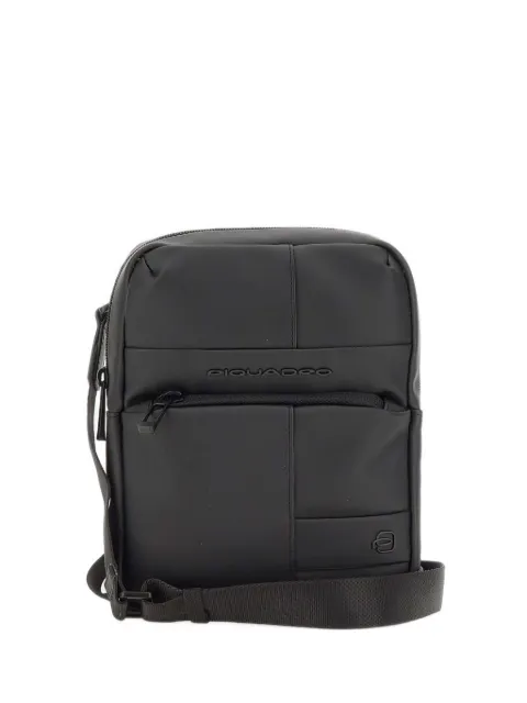 PIQUADRO mochila tipo mensajero con logo estampado