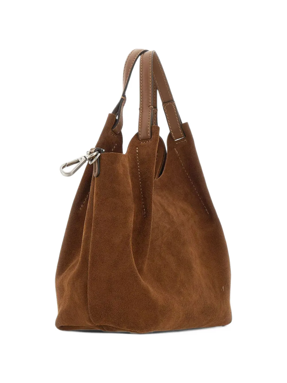 GIANNI CHIARINI medium Dua suede tote bag Bruin