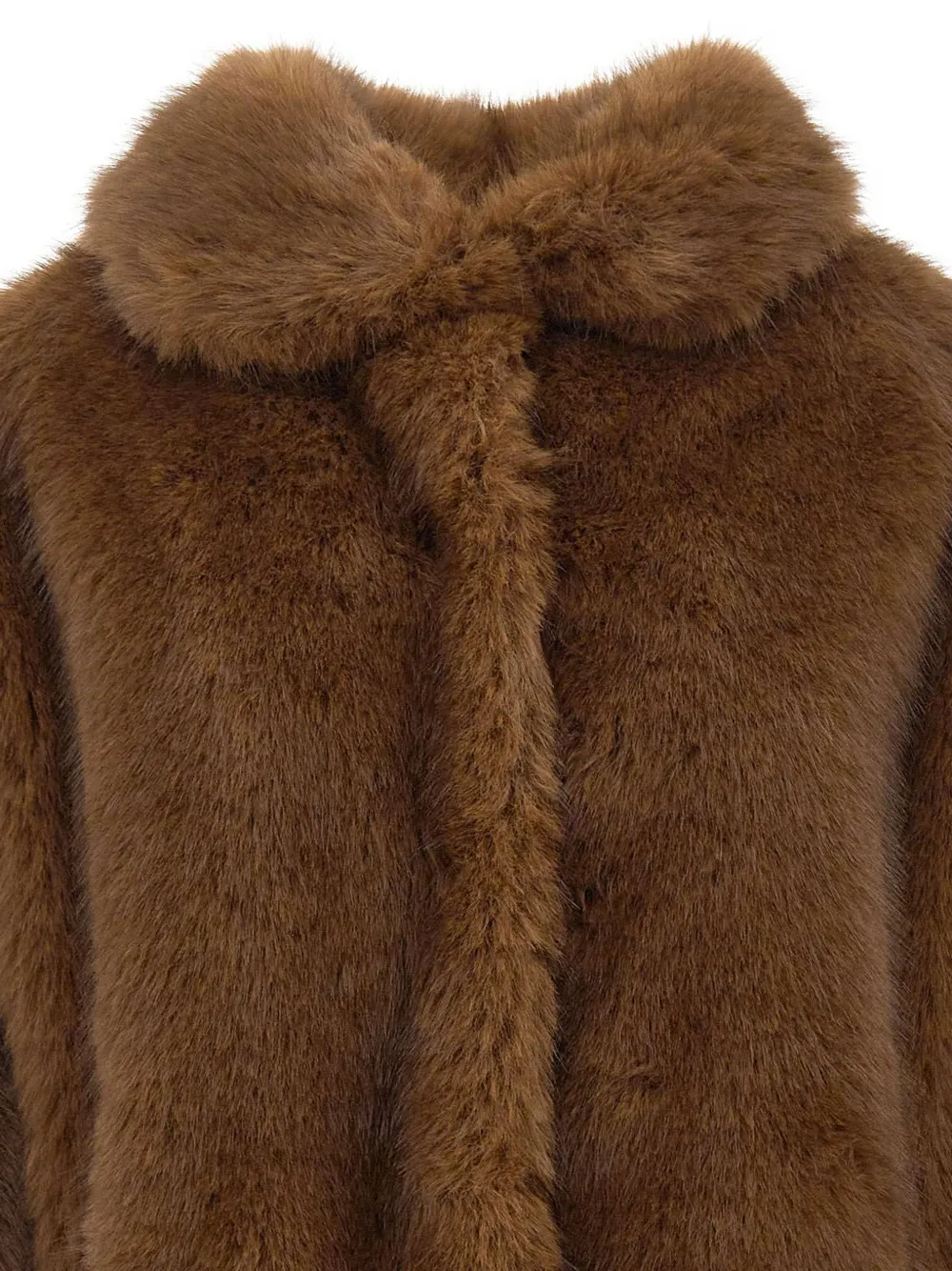 BB Couture Farrah jas van imitatiebont Bruin