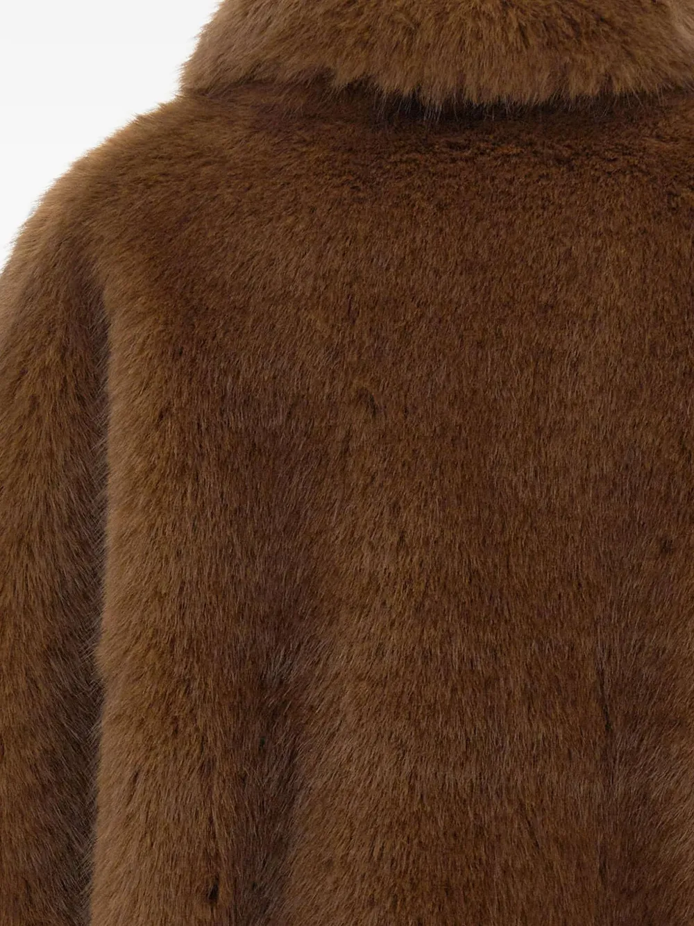 BB Couture Farrah jas van imitatiebont Bruin