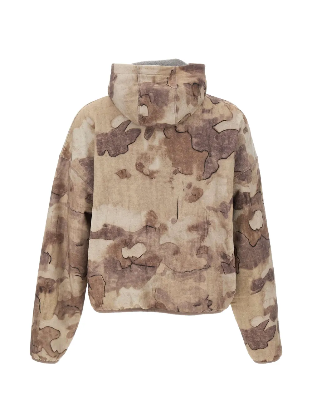 Represent Shuttle camouflage-print hoodie Beige